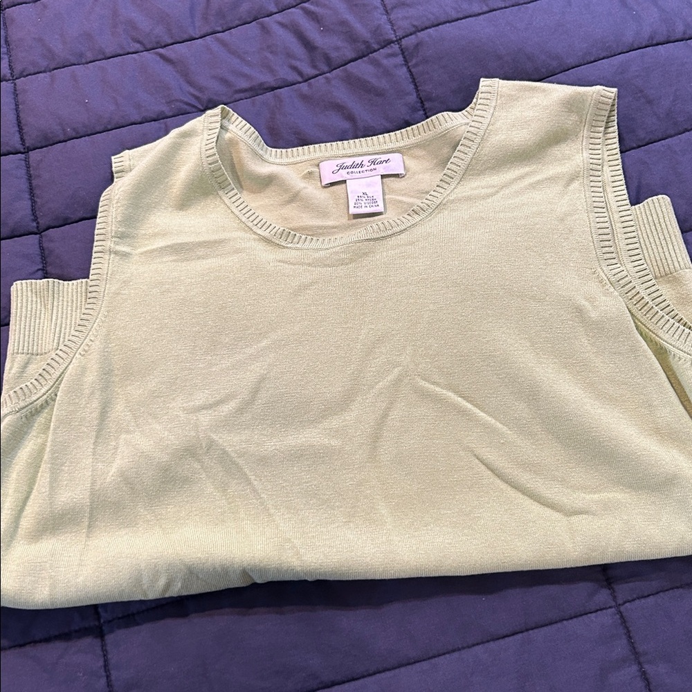 Judith Hart Navy Sleeveless Tank Top